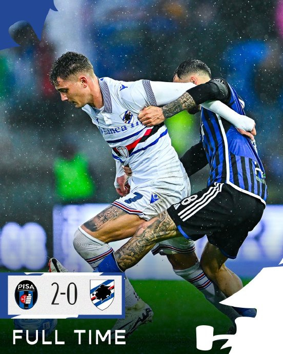 桑普多利亚客场取胜势头强，逐步向前迈进